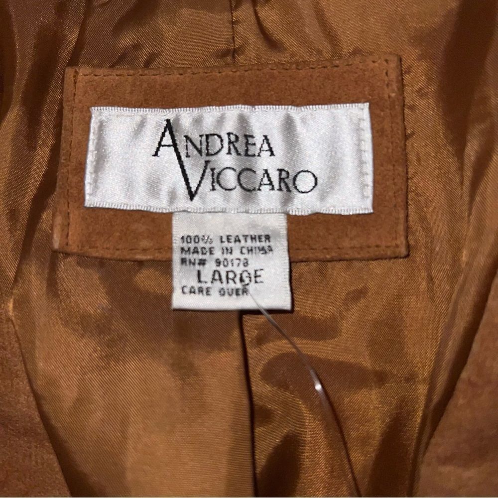 Andrea Viccaro leather jacket size L - Picture 3 of 6
